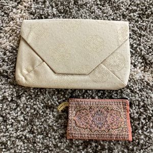 Clutch & change purse, silk feel purchased in Egypt 🇪🇬